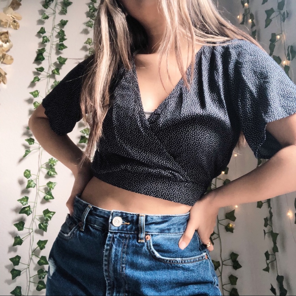 CROSS BACK BLOUSE